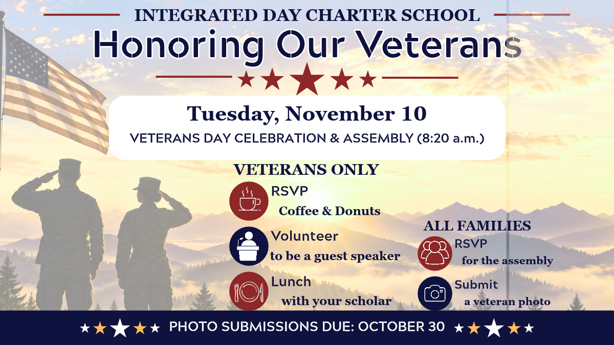 Veterans Day Celebration ~ November 10, 2026