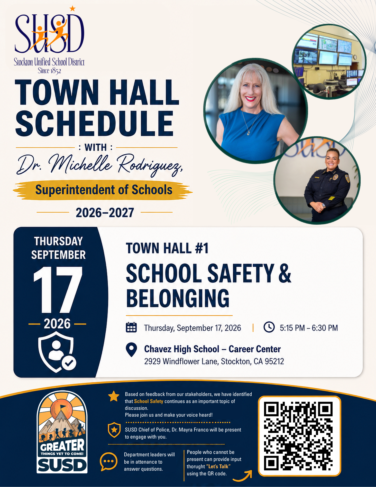 SUSD Safety Town Hall — This Thursday!