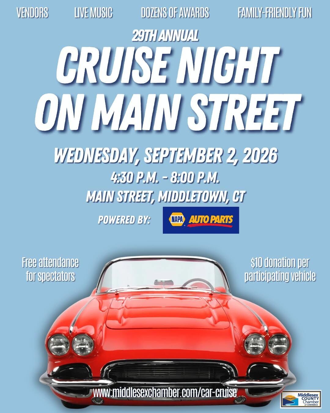 IN THE COMMUNITY: Cruise Night on Main Street - September 2