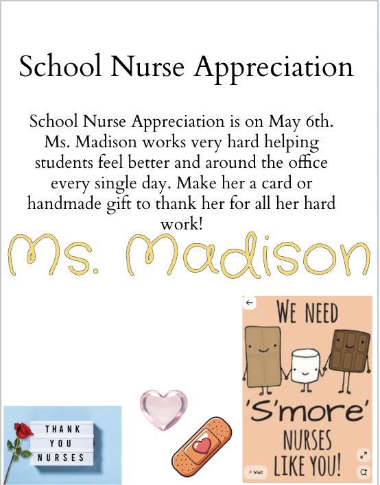 School Nurse Day! 5/6