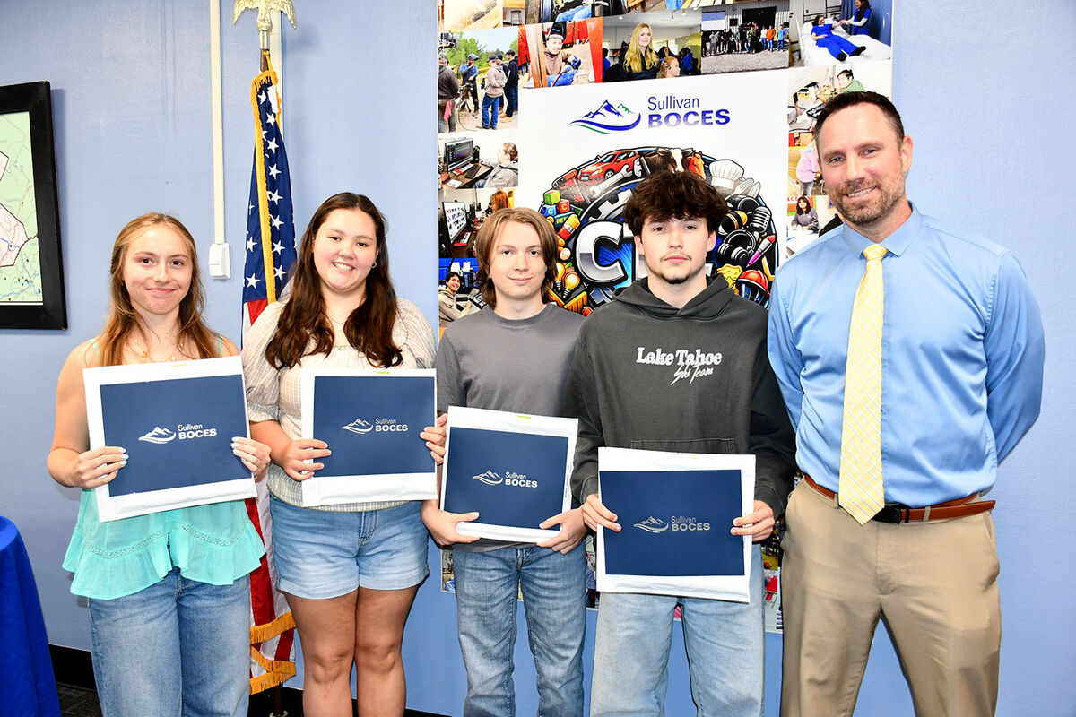 Top students honored at Sullivan BOCES