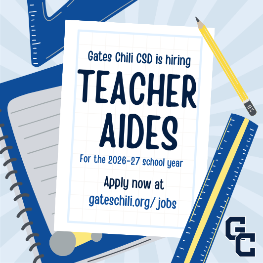 Gates Chili is Hiring Teacher Aides for the 2026-27 School Year!