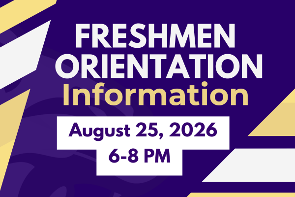 Freshman Orientation Information