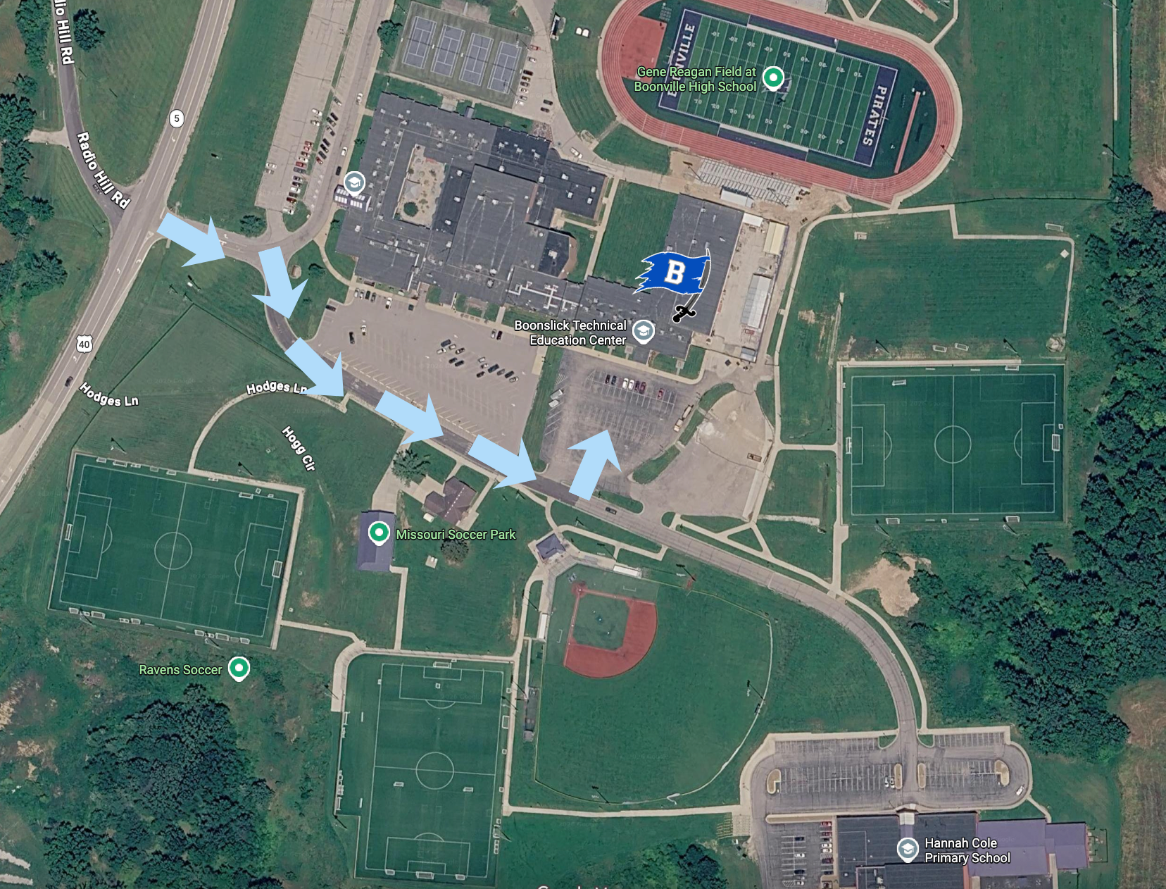 BHS 8/12-8/14 Registration Update: Enter Through Boonslick Technical Education Center