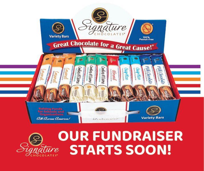 Middle School Student Council Chocolate Bar Fundraiser
