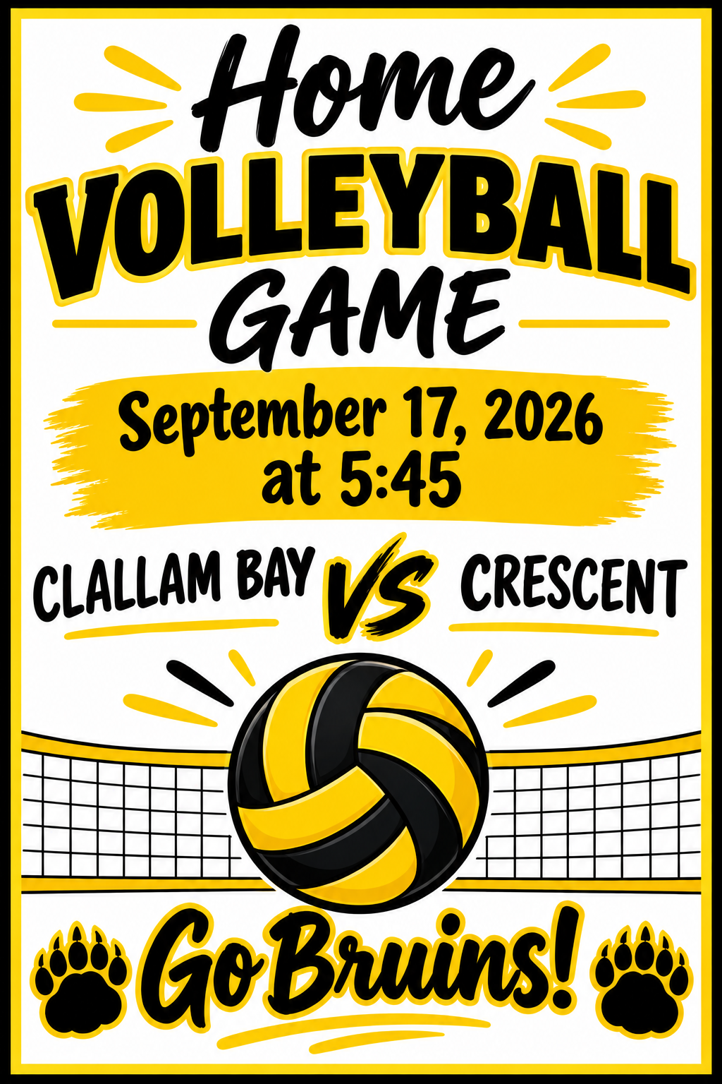 Home Volleyball Game