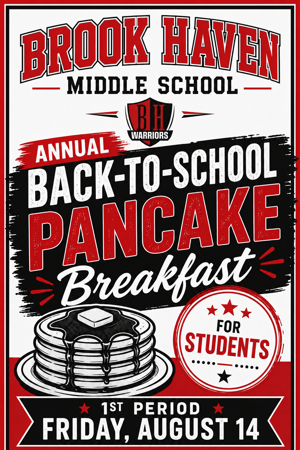 Back-to-School Pancake Breakfast 