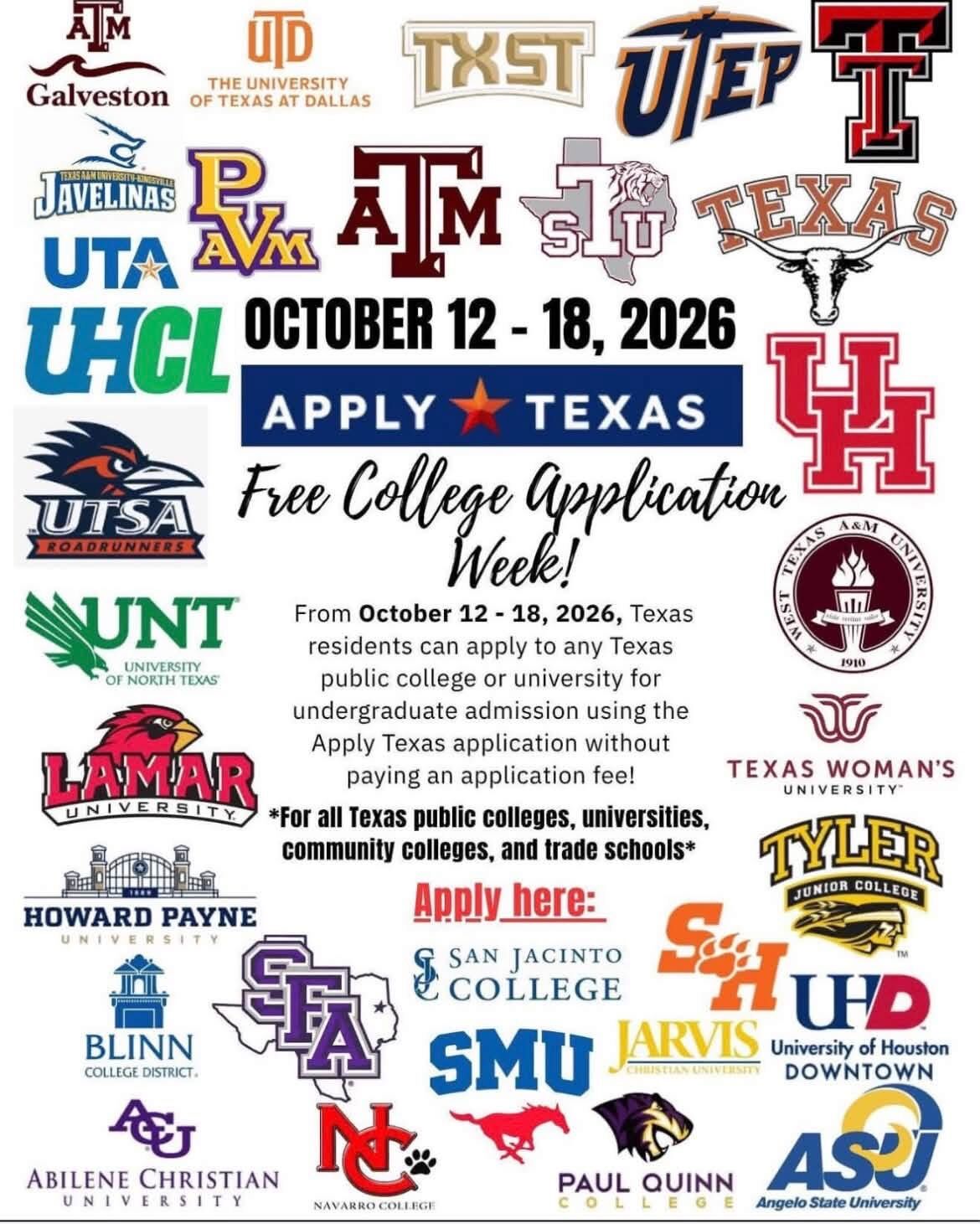 Free College Application Week