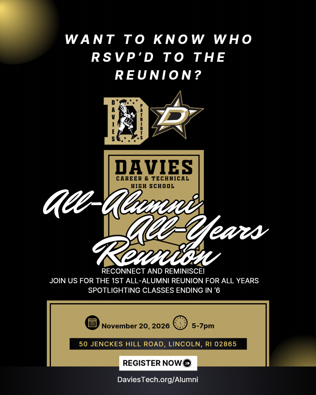 📢 Attention Alumni: The Reunion is filling up fast! 🎉