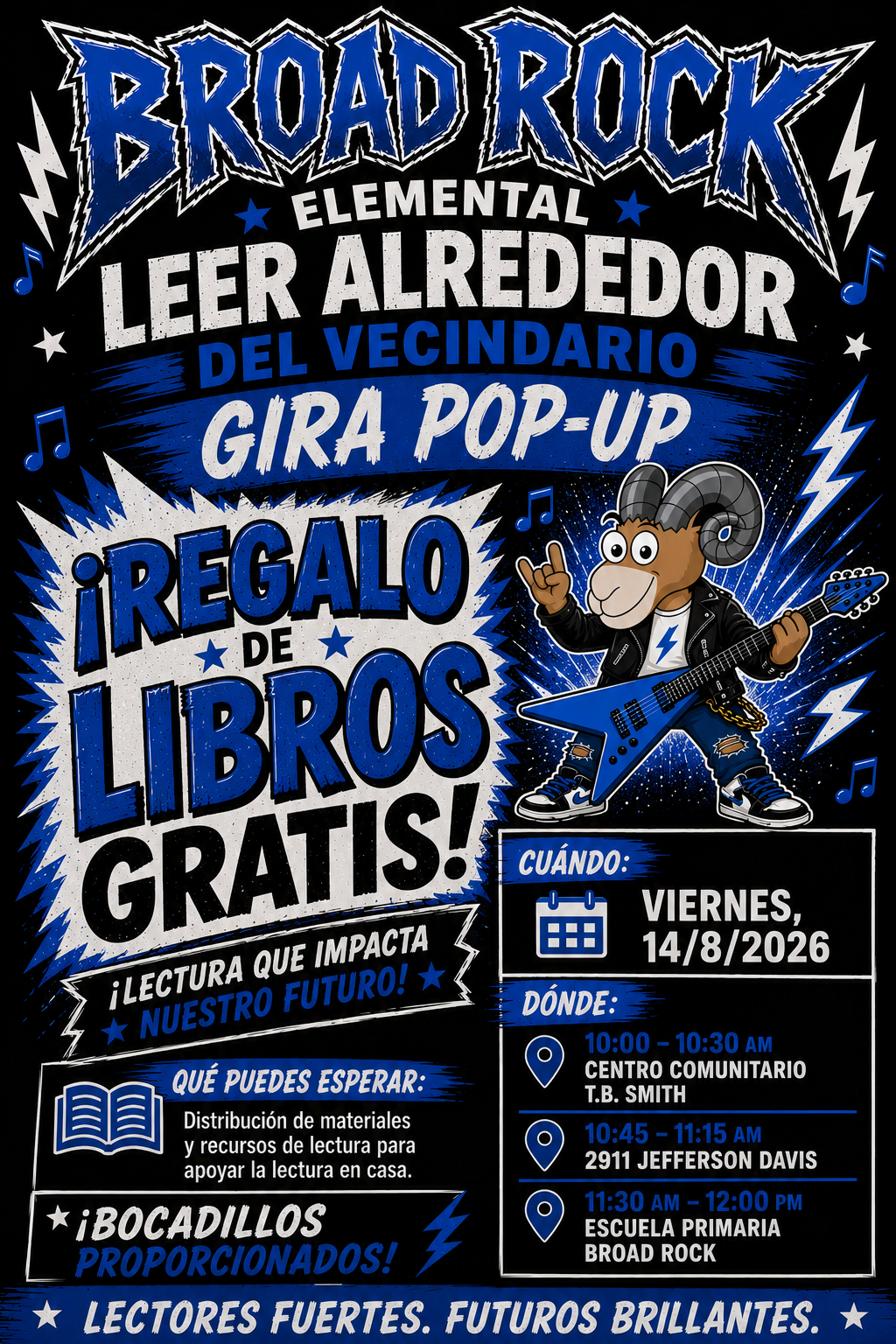 Join Us for our Literacy Pop Up Tour on 8/14/2026