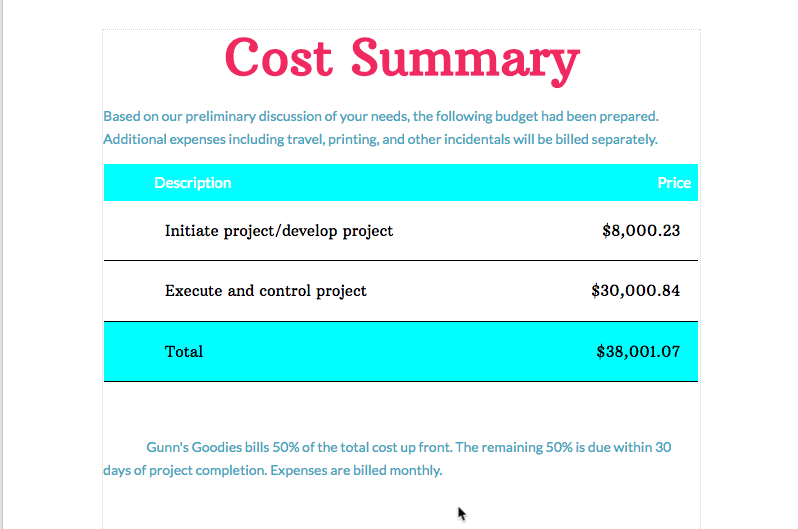 how to structure a proposal proposify sales proposal outline