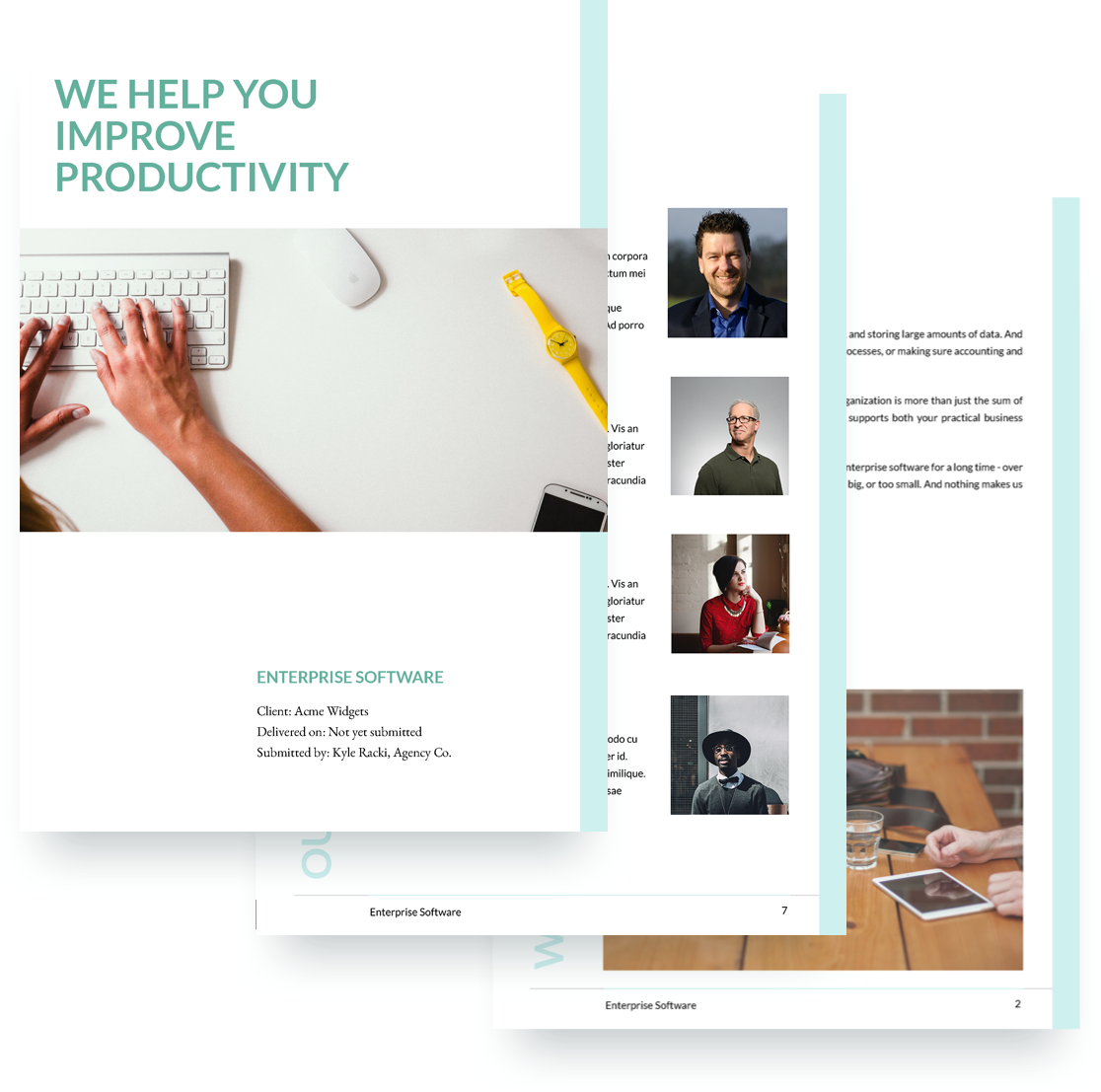 software proposal template