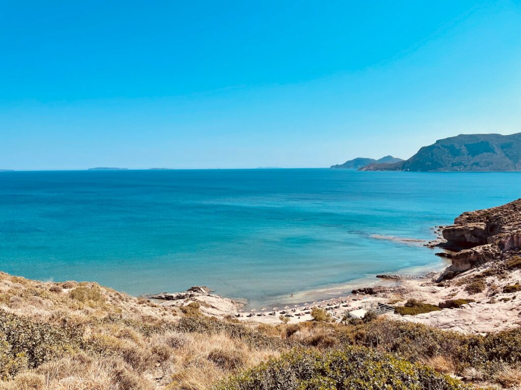 A secluded and romantic beach