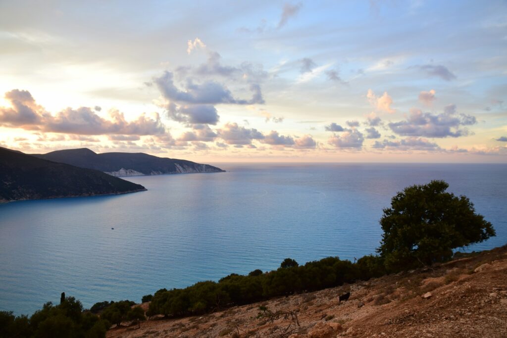 A jagged, mountainous and verdant coastline