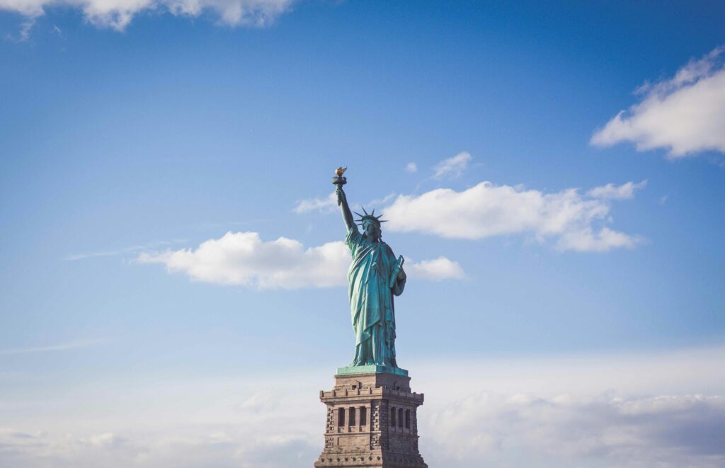 The Statue of Liberty from middle distance