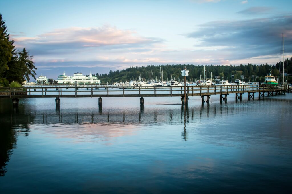 The waterfront at Bainbridge Island, Seattle