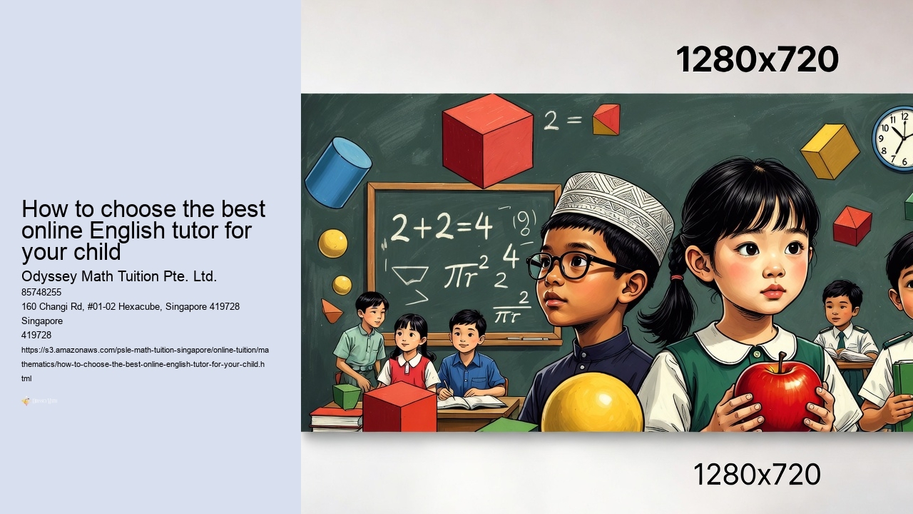 How to choose the best online English tutor for your child