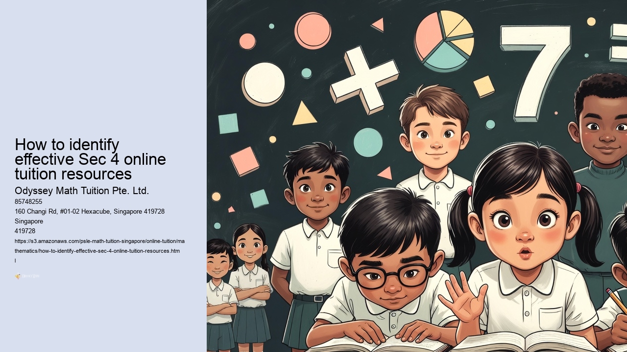 How to identify effective Sec 4 online tuition resources