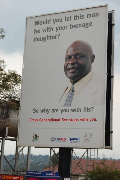 My friend Matt Kehn from Uganda sent me this ad, where the government is successfully waging a war against AIDS.