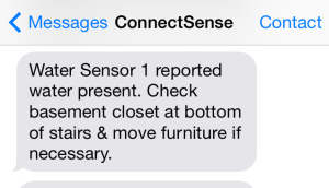 ConnectSense sends you emails and text messages when you need an alert