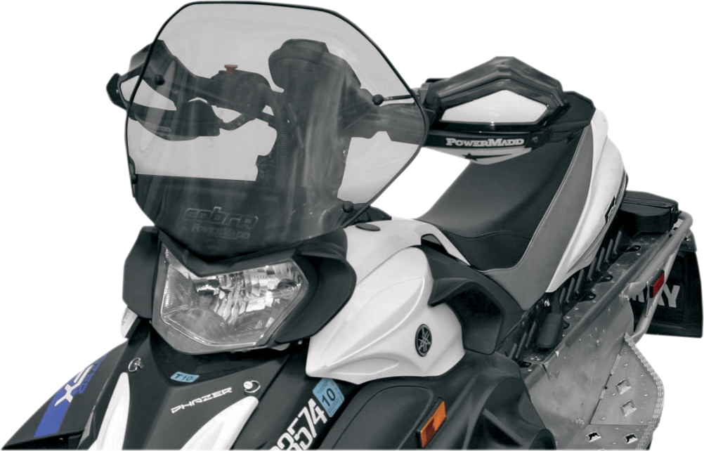 Find PowerMadd Cobra Windshield Yamaha Mid, tint w/black fade 16" in