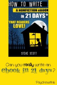 Can you really write an ebook in 21 days?