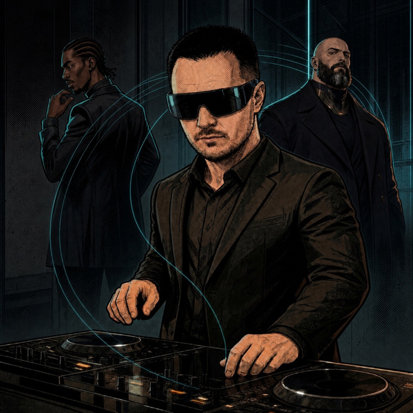 Outrun the Echo artwork by DAMBOOMS