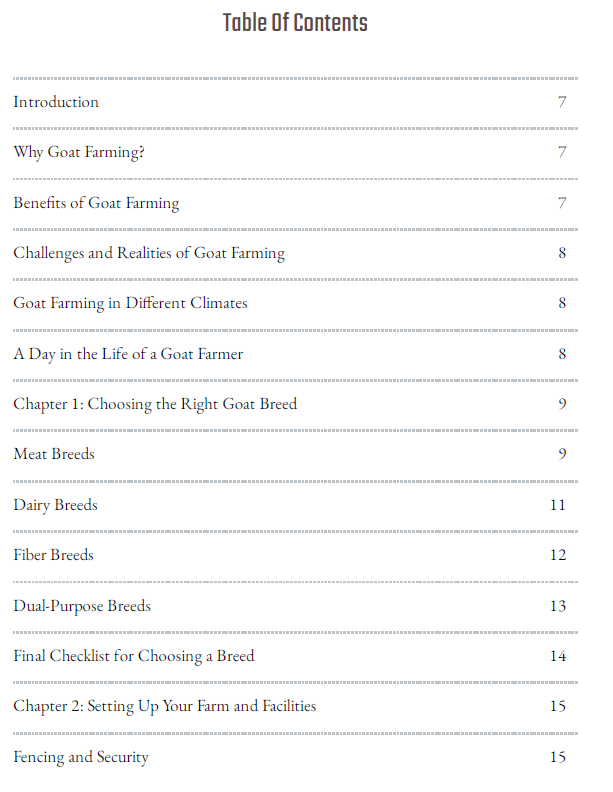 Transform Your Goat Farming Success: Download Our 90-Page Expert Guide Now!