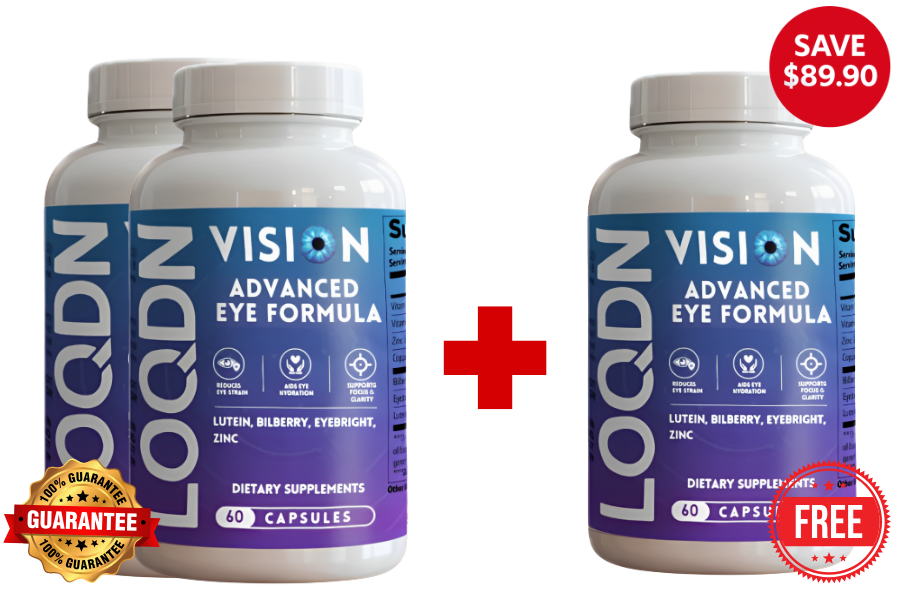 LOQDN VISION - (2x Bottles + 1 FREE)