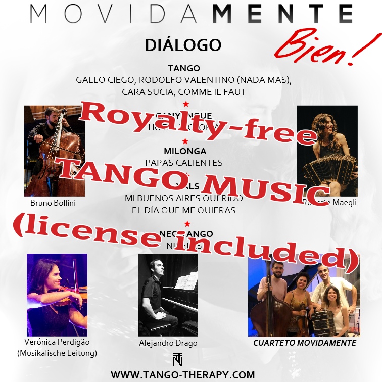 Tango Music  9 songs Royalty-free ( License included) 