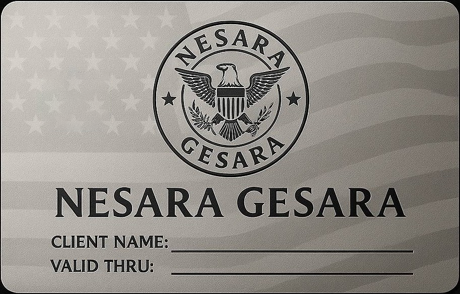 Nesara Gesara Silver Card