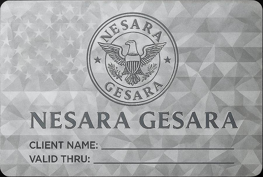 Nesara Gesara Platinum Card