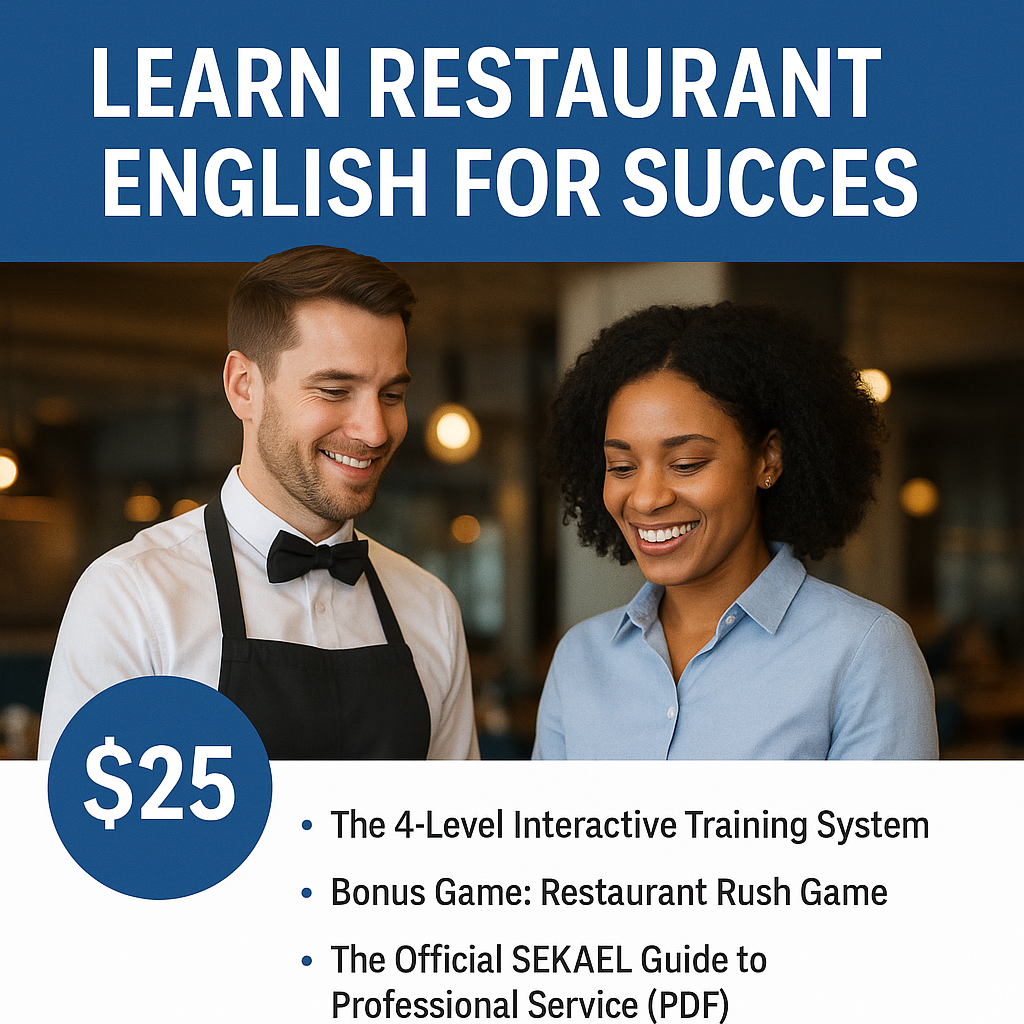 Learn Restaurant English for Success