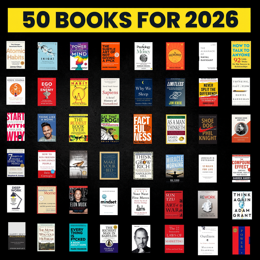 50 Life-Changing Books for 2026 by Valorgi