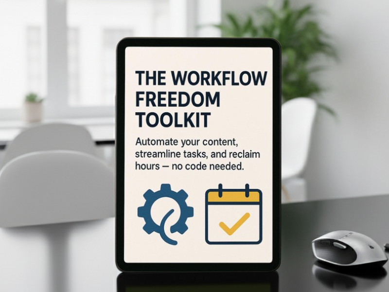 THE WORKFLOW FREEDOM TOOLKIT - no coding required.