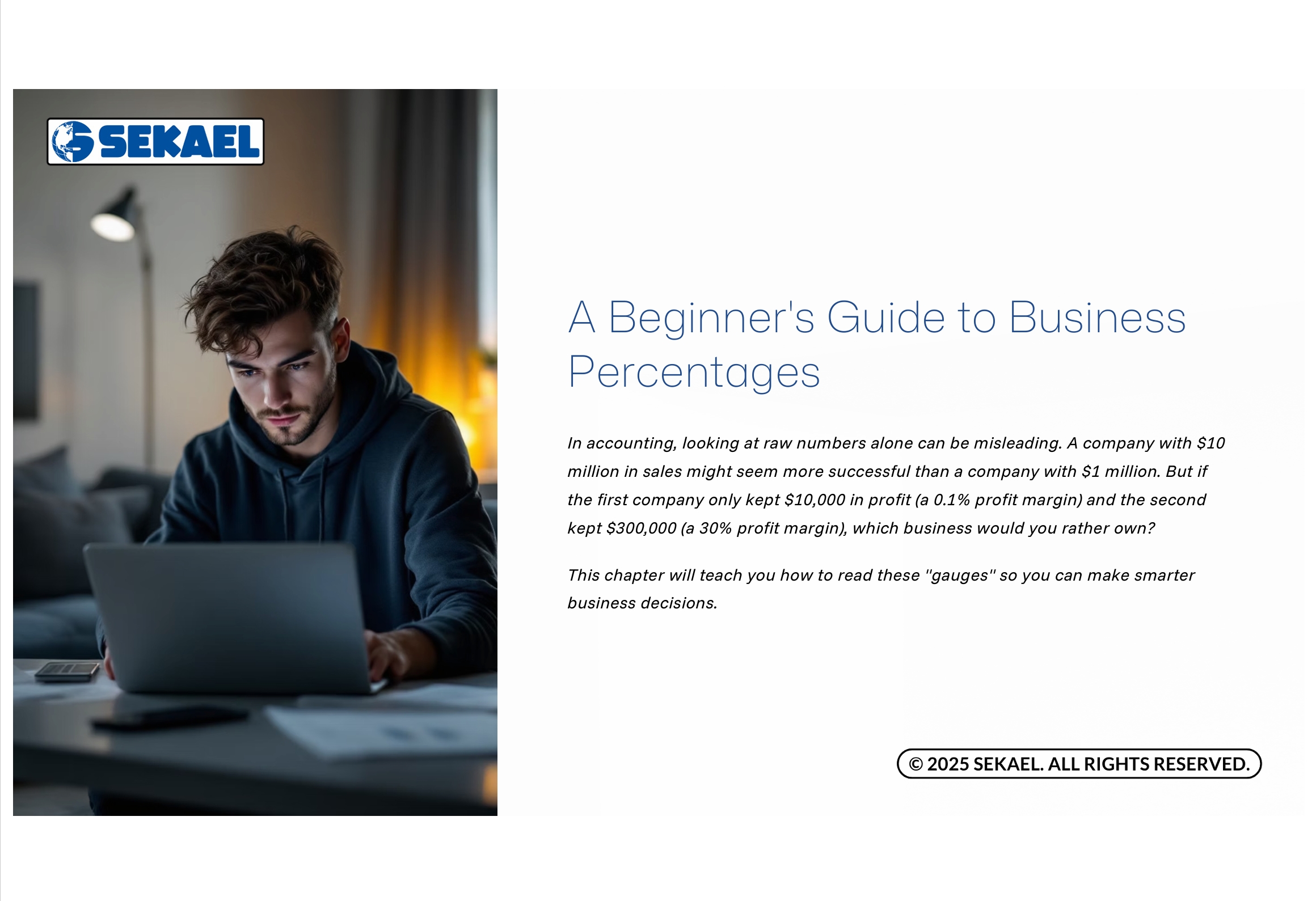 Be Fearless in Accounting: Understand Business Percentages to Improve Business Performance by SEKAEL