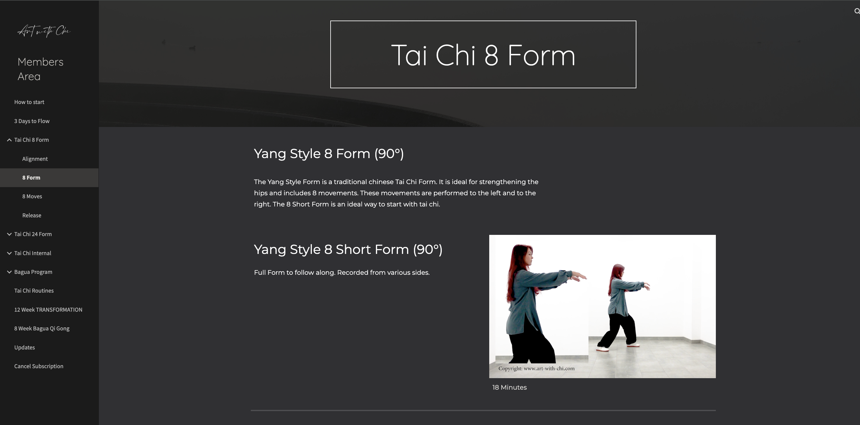 Tai Chi Membership - Discount