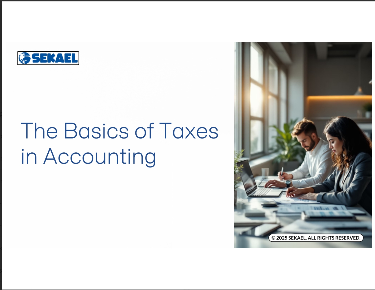 Be Fearless in Accounting: Your Shortcut to Mastering Tax by SEKAEL