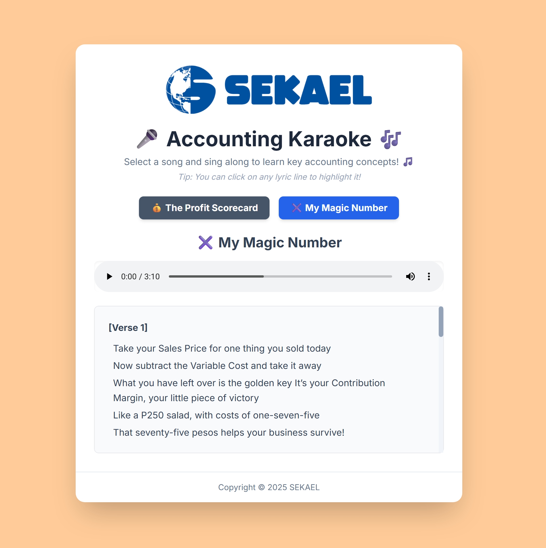 Be Fearless in Accounting: Calculate Your Break-Even and Unlock Your Profit by SEKAEL 