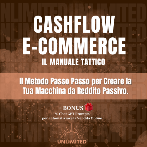 Cashflow E-commerce - Il Manuale Tattico + BONUS