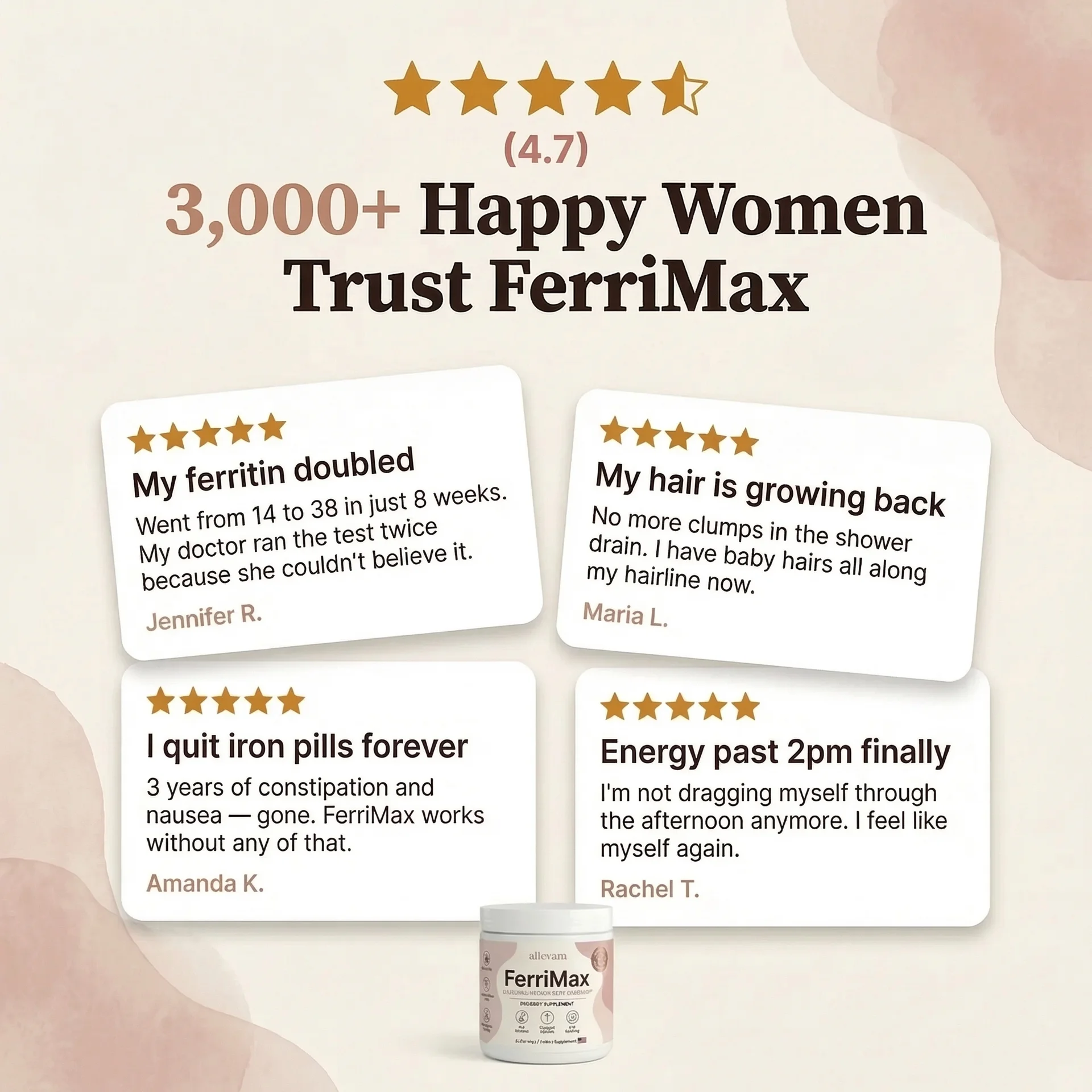 Allevara FerriMax - (Buy 2 Get 1 Free + 3 Free Gifts)