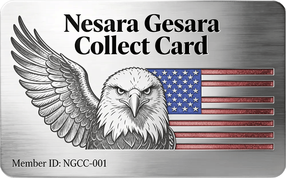 Nesara Gesara Silver Collect Card