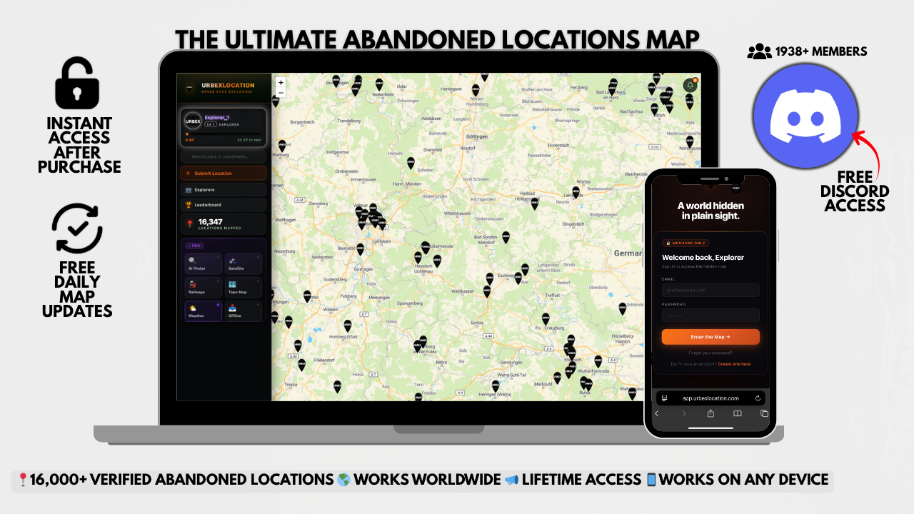 The Ultimate Abandoned Locations Map (Updated Daily)