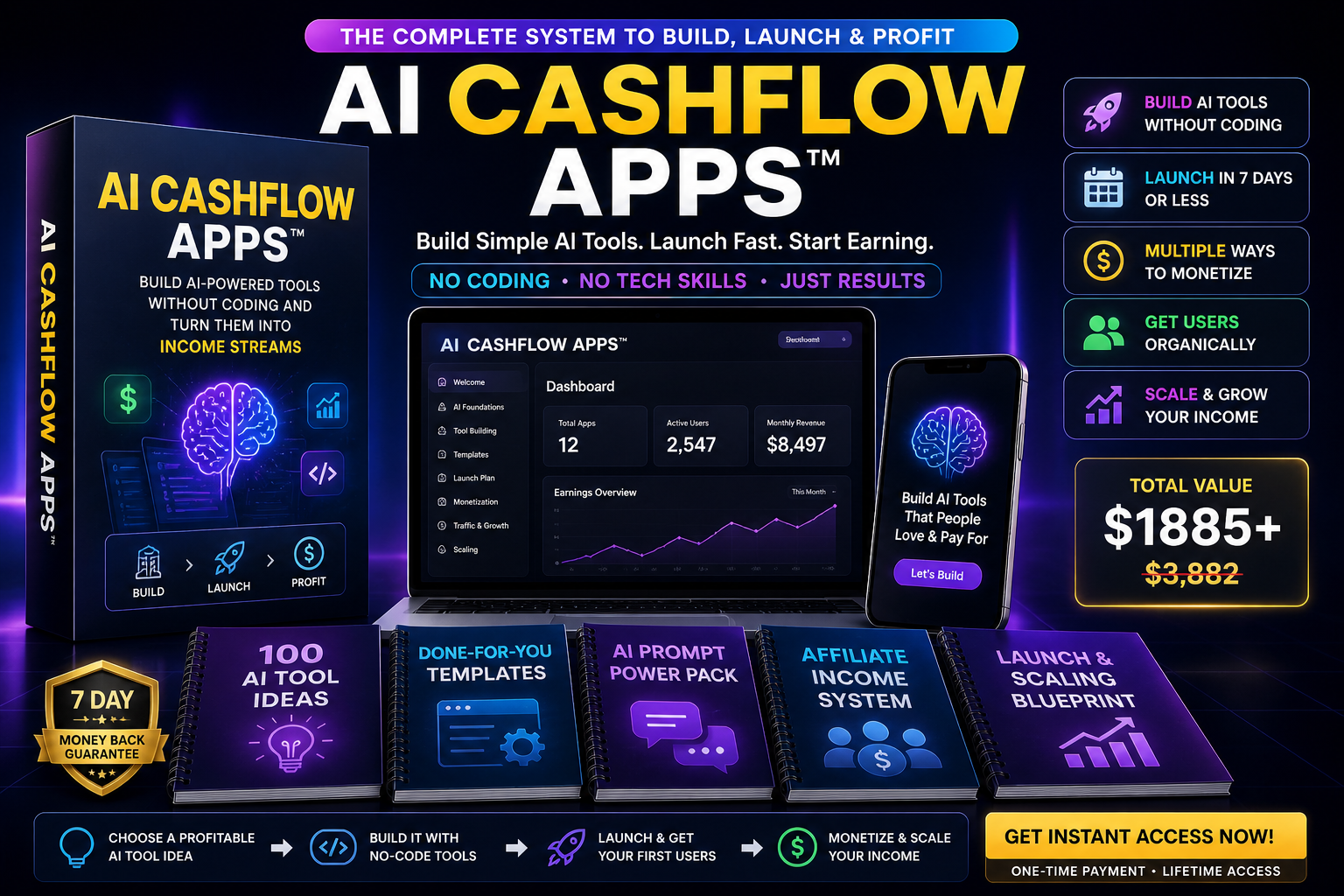 AI Cashflow Apps™ Build Simple AI Tools That Generate Income—Without Coding