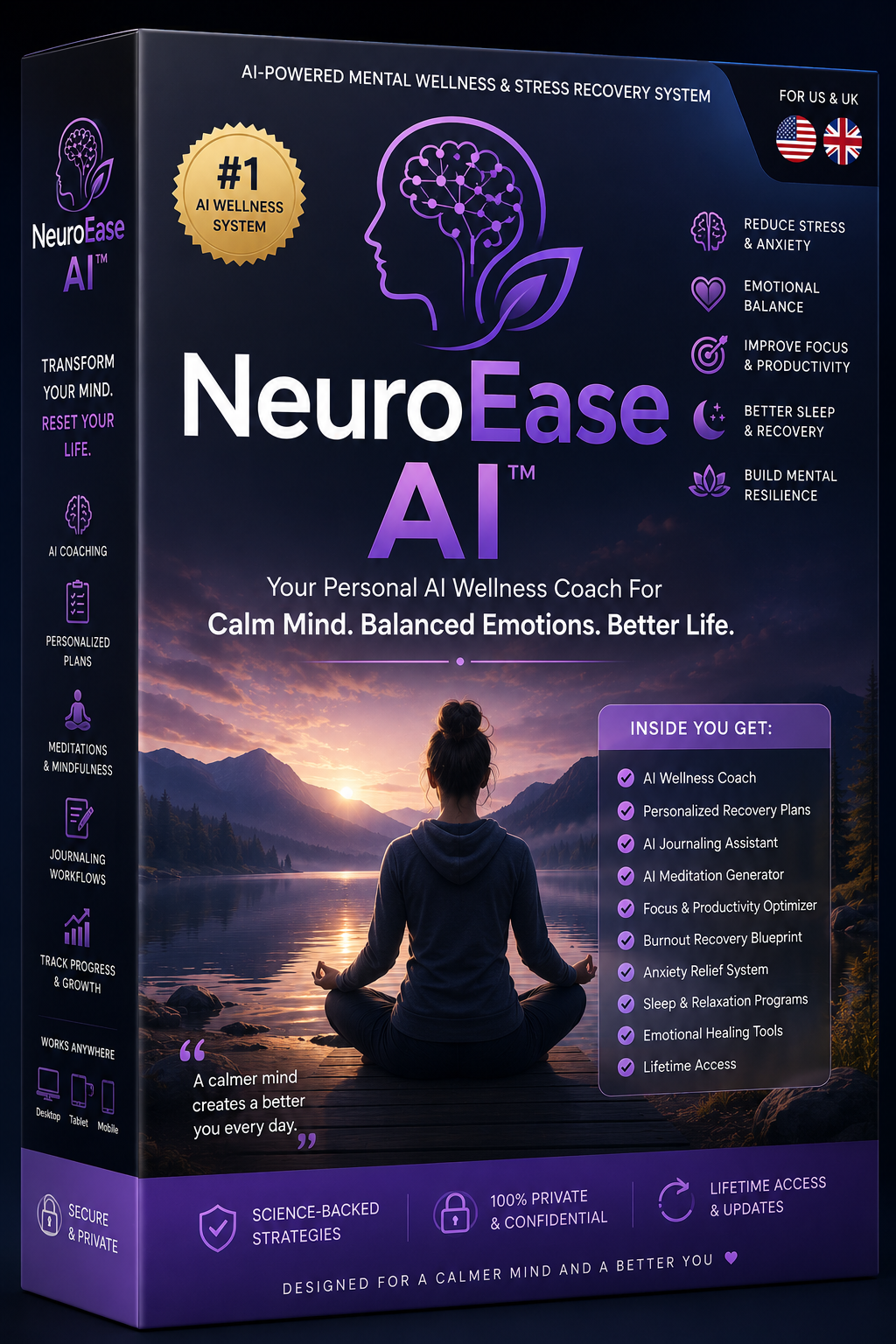 NeuroEase AI™ The AI-Powered Mental Wellness & Stress Recovery System