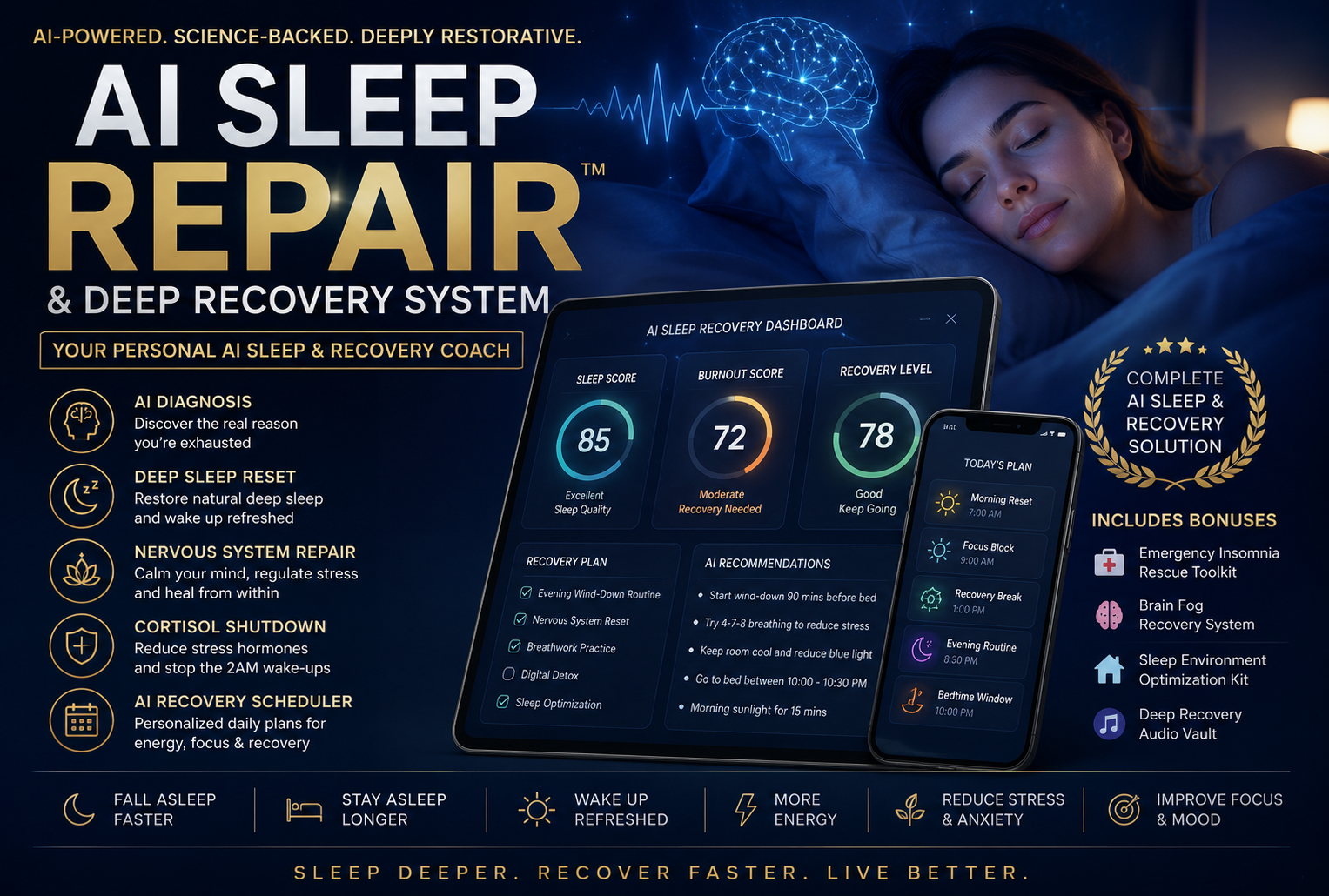 AI Sleep Repair & Deep Recovery System™
