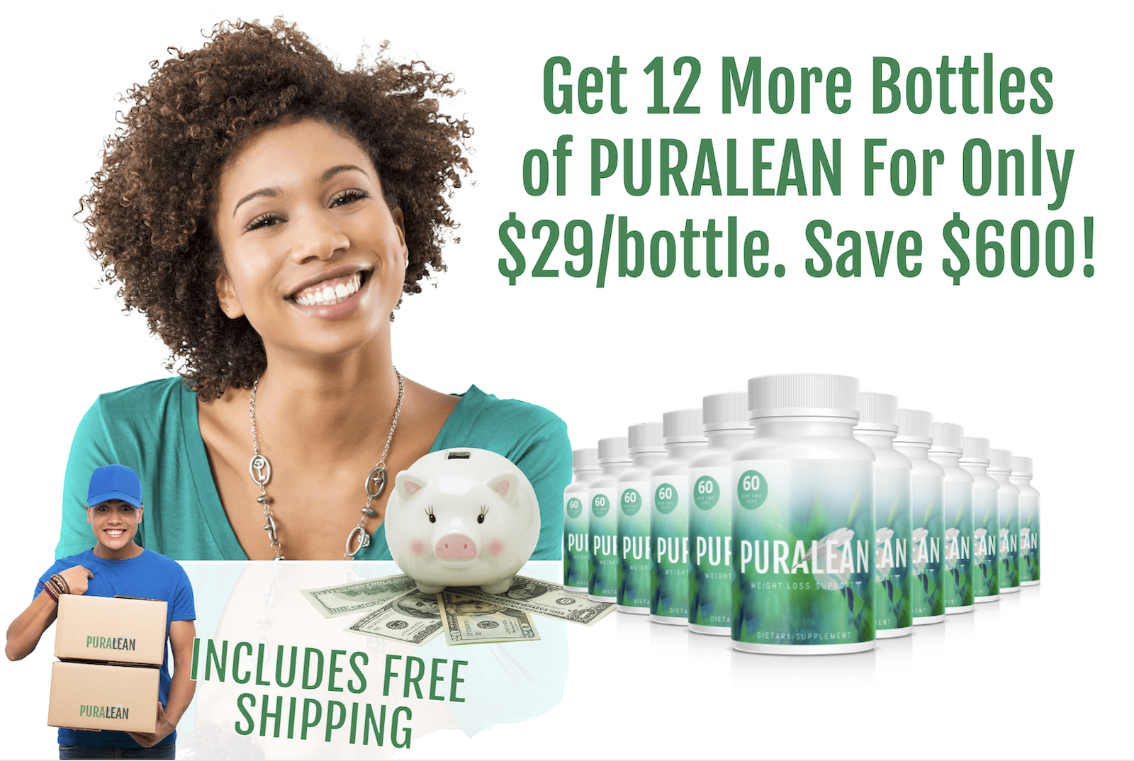 Puralean VIP Member-Only Deal. 12 Extra Bottles. Save $600
