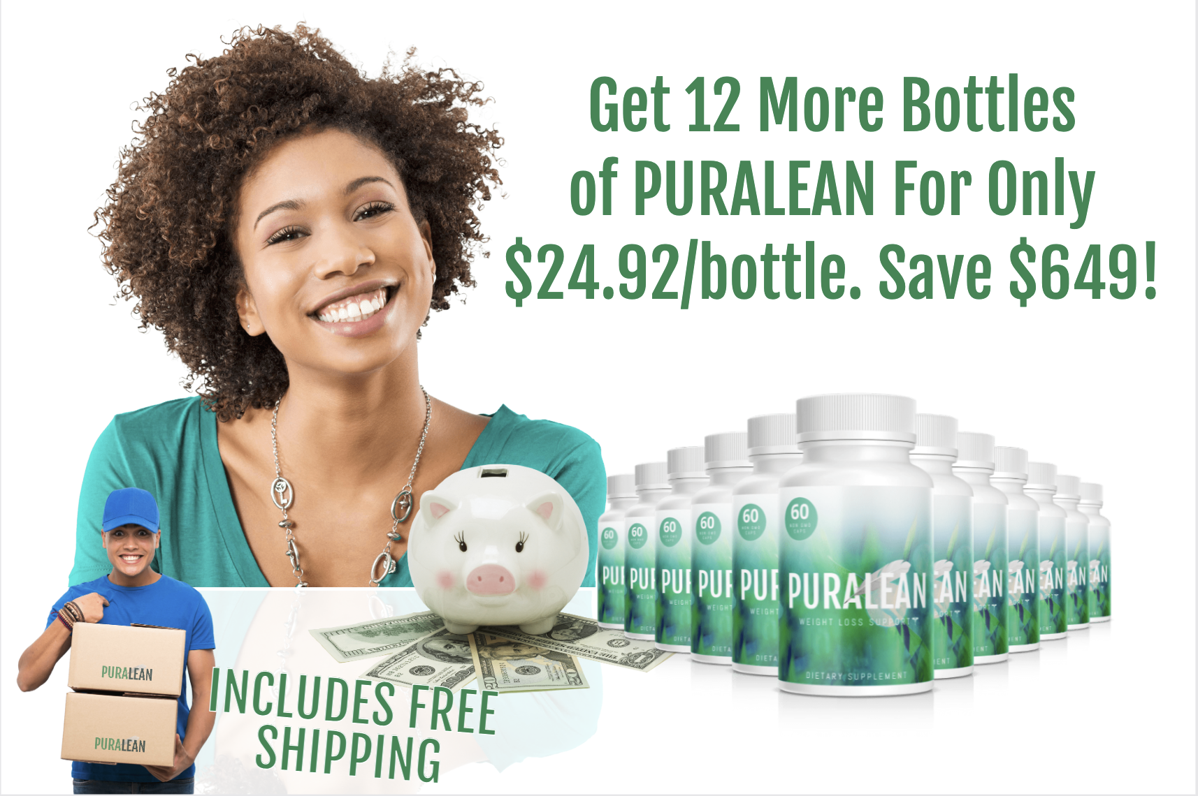 Puralean 12 Extra Bottles. Final Discount Applied. Last Chance to Save $649