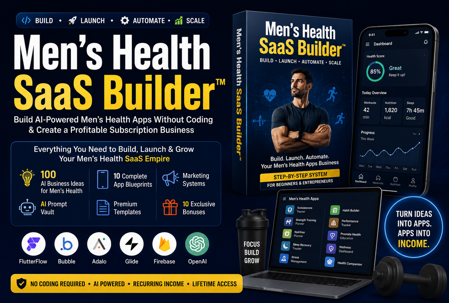 👨 Men's Health SaaS Builder™