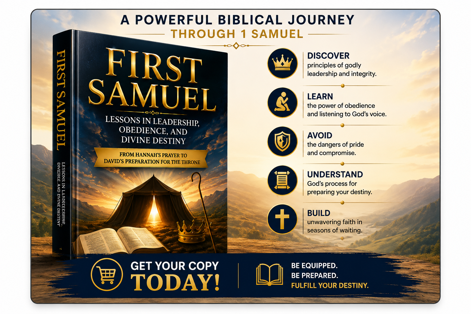FIRST SAMUEL: Lessons in Leadership, Obedience, and Divine Destiny